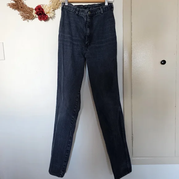 80's Fancy Ass Jeans with chap style paneling. - Picture 6 of 11